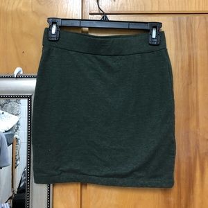 olive forever 21 skirt